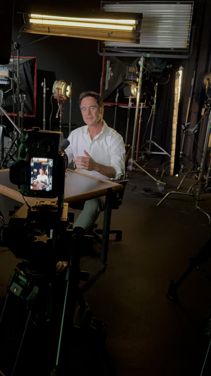 Behind the scenes at a Socialtyze studio shoot
